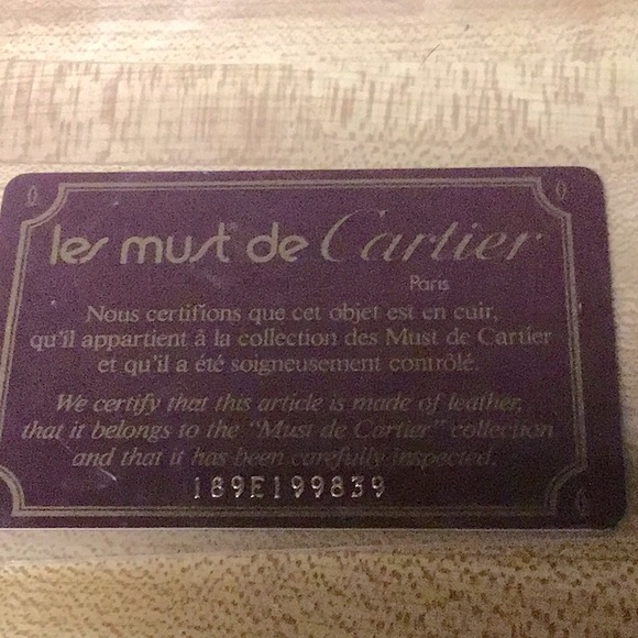 Cartier Leather Clutch